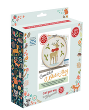 Load image into Gallery viewer, The Crafty Kit Company Cross Stitch - Winter Stag