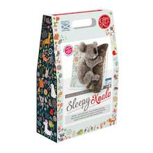 Load image into Gallery viewer, The Crafty Kit Company - Sleepy Koala - Needle Felting Kit