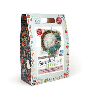 The Crafty Kit Company - Succulent Wreath Sewing Kit