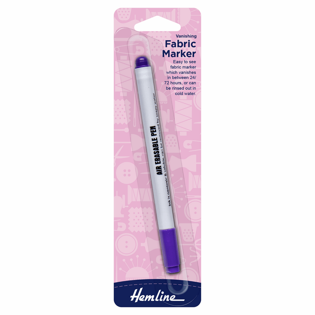 Hemline Fabric Marker Pen - Vanishing