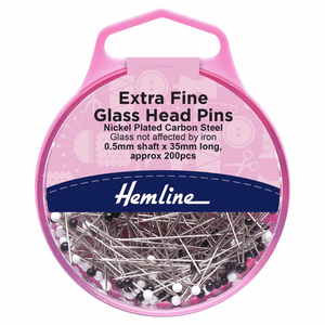 Pins - Extra Fine - Glass Head