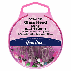 Pins - Glass Head - 51mm