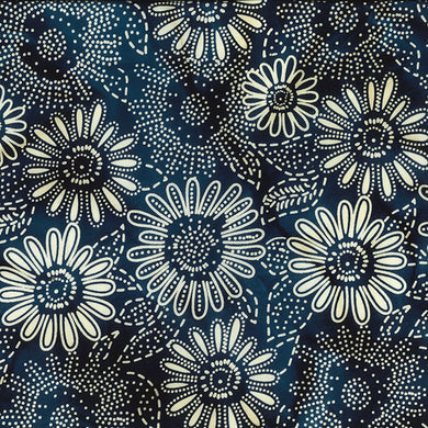 100% Cotton Batik - Blue