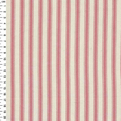 Ticking Fabric - Pnk Stripe
