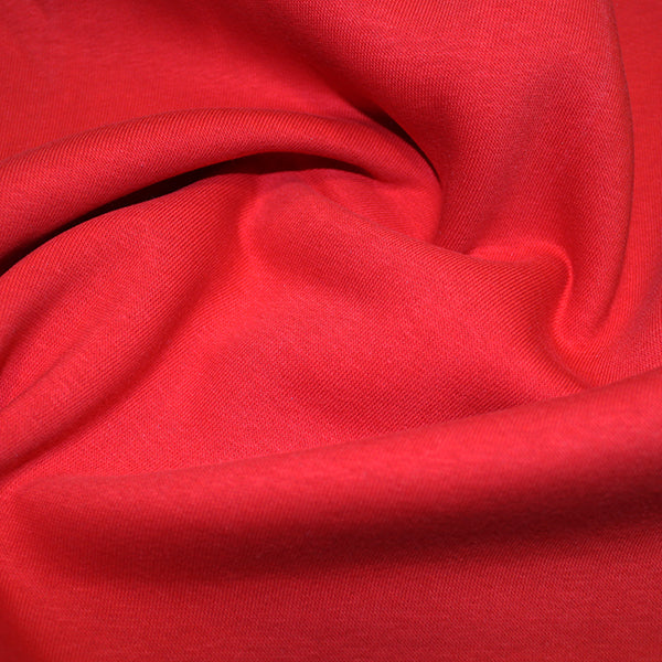 Sweatshirt Jersey Fabric - Red