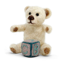 Load image into Gallery viewer, The Crafty Kit Company - Little Teddy Needle Felting Kit