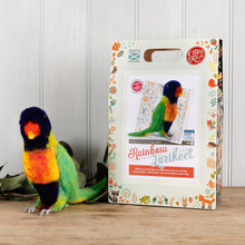 Load image into Gallery viewer, The Crafty Kit Company - Rainbow Lorikeet Needle Felting Kit