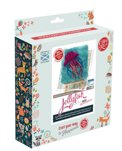 The Crafty Kit Company - Under The Sea - Jellyfish - Needle Felting Kit