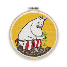 Load image into Gallery viewer, The Crafty Kit Company Cross Stitch - MOOMINS - Moominmamma Planting