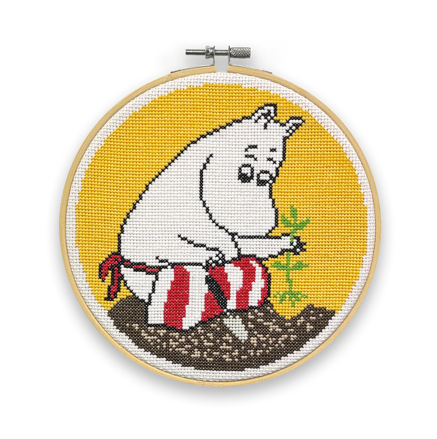 The Crafty Kit Company Cross Stitch - MOOMINS - Moominmamma Planting