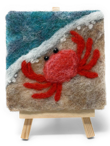 The Crafty Kit Company - Under The Sea - Crab - Needle Felting Kit