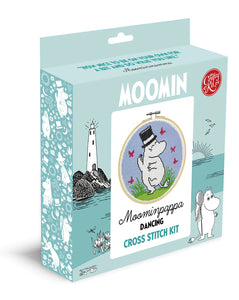 The Crafty Kit Company Cross Stitch - MOOMINS - Moominpappa Dancing