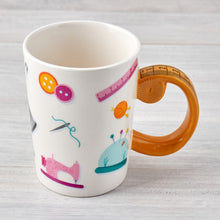 Load image into Gallery viewer, Knitting &amp; Sewing Themed Mugs