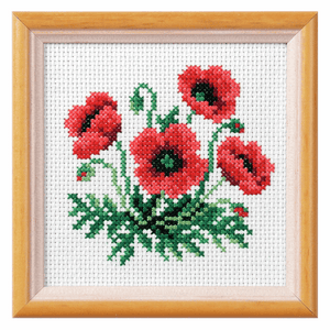 Mini Floral Cross Stitch Kits - 9 designs