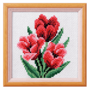 Mini Floral Cross Stitch Kits - 9 designs