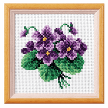 Load image into Gallery viewer, Mini Floral Cross Stitch Kits - 9 designs