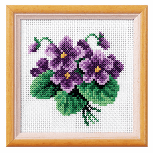 Mini Floral Cross Stitch Kits - 9 designs