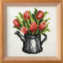 Load image into Gallery viewer, Mini Floral Cross Stitch Kits - 9 designs