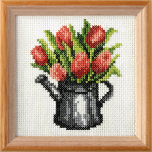 Mini Floral Cross Stitch Kits - 9 designs