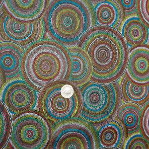 Retro Circles - 100% Cotton
