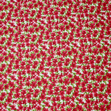 Load image into Gallery viewer, Ditsy Red Flowers - 100% Cotton