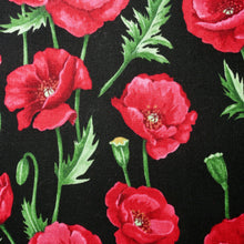 Load image into Gallery viewer, Poppy Stems - 100% Cotton