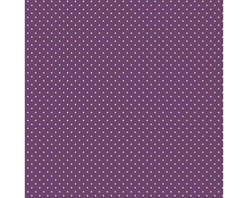 Pin Spot - 100% Cotton - Purple