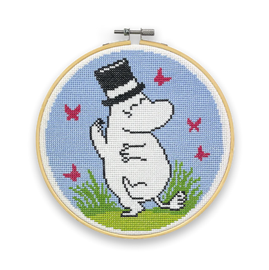 The Crafty Kit Company Cross Stitch - MOOMINS - Moominpappa Dancing