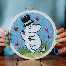 Load image into Gallery viewer, The Crafty Kit Company Cross Stitch - MOOMINS - Moominpappa Dancing