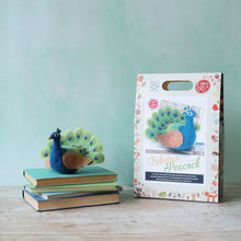 Load image into Gallery viewer, The Crafty Kit Company - Fabulous Peacock Needle Felting Kit