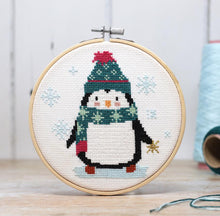 Load image into Gallery viewer, The Crafty Kit Company Cross Stitch - Penguin
