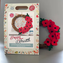 Load image into Gallery viewer, The Crafty Kit Company - Poppy Wreath -  Needle Felting Kit