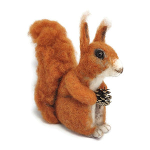 The Crafty Kit Company - Highland Red Squirrel Needle Felting Kit