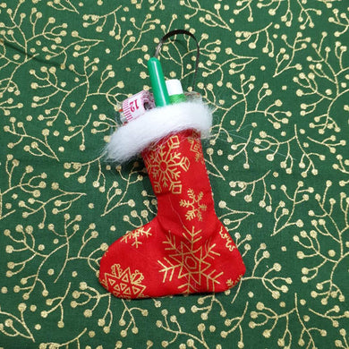 Mini Christmas Stocking - Sewing Kit Included