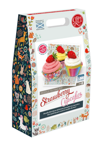 The Crafty Kit Company - Strawberry Cupcakes -  Needle Felting Kit