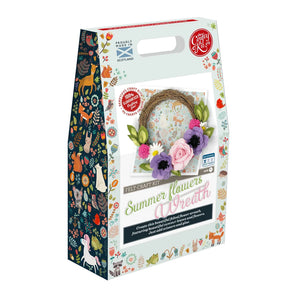 The Crafty Kit Company - Summer Flowers Wreath Sewing Kit