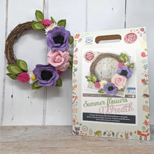 Load image into Gallery viewer, The Crafty Kit Company - Summer Flowers Wreath Sewing Kit