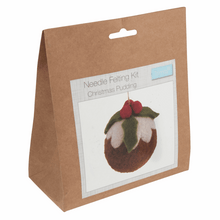 Load image into Gallery viewer, Needle Felting Kit - Christmas Pud
