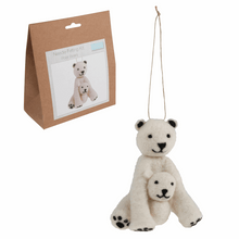 Load image into Gallery viewer, Needle Felting Kit - Polar Bear