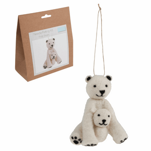 Needle Felting Kit - Polar Bear