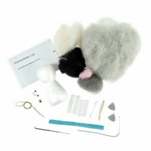 Load image into Gallery viewer, Needle Felting Kit- Cat