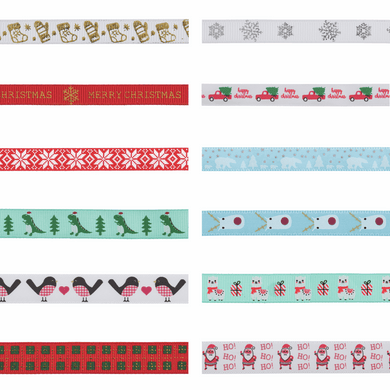 Christmas Ribbon - By The Metre