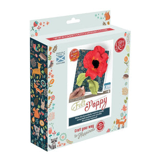 The Crafty Kit Company - Felt Poppy Craft Kit