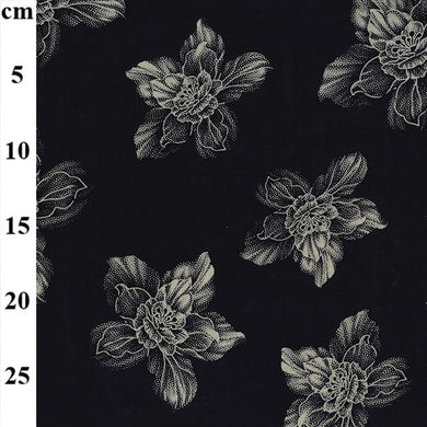 Viscose - Navy Floral