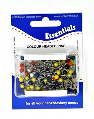 Pins - Coloured Head - Oblong Box