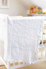 Load image into Gallery viewer, Knitted Blanket Kit - ABC - White