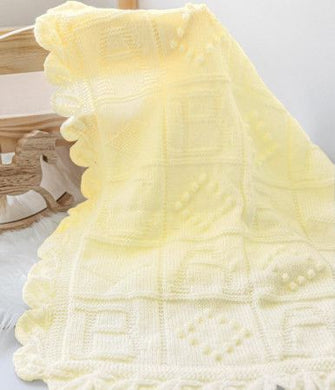 Knitted Blanket Kit - ABC - Lemonade