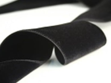 Velvet Ribbon - 15mm - Black