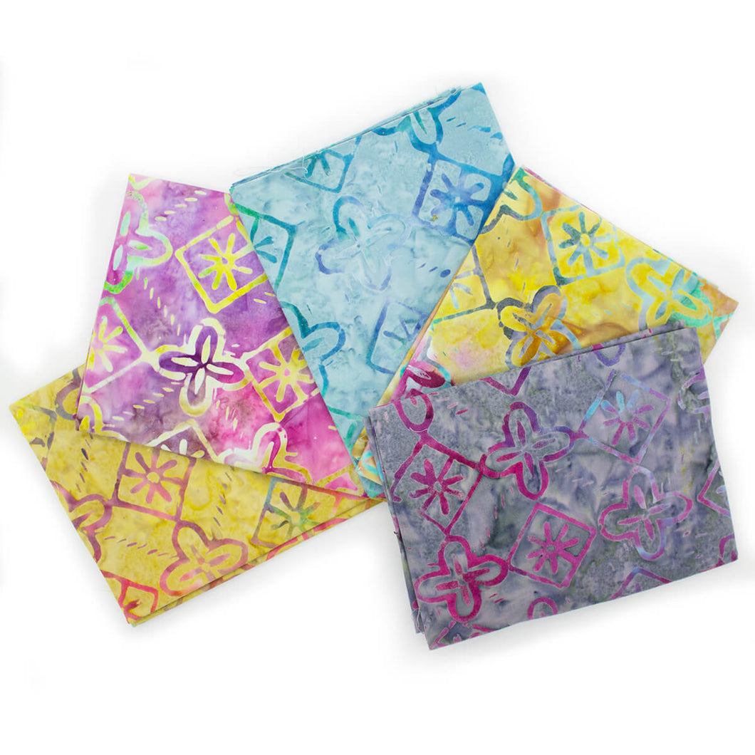 Fat Quarter Pack - Batik - 18 Designs