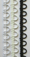 Load image into Gallery viewer, Button Back Looping - White - 10mm